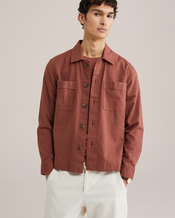 WE Fashion Regular Fit Skjorte i brun: forside