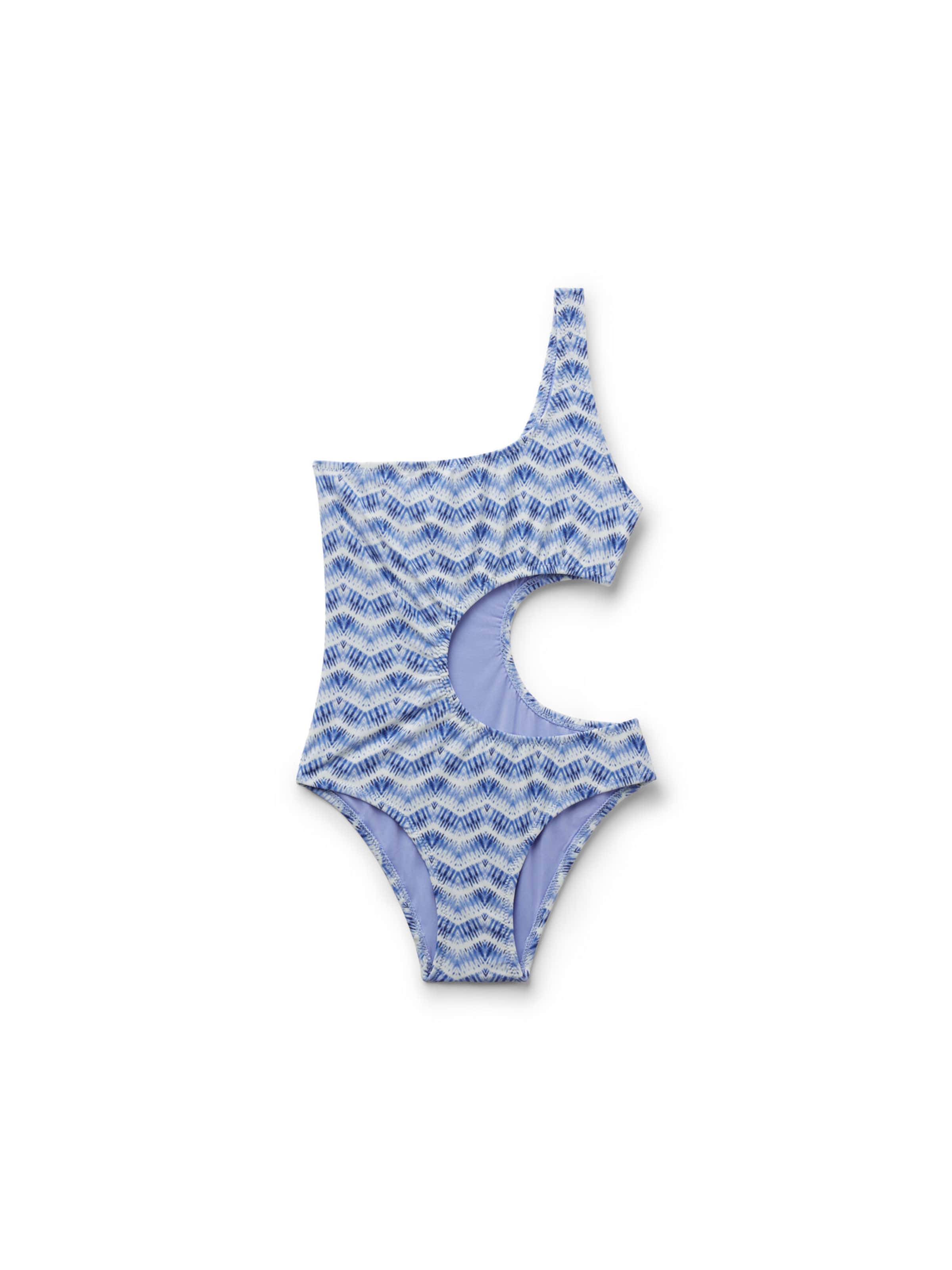 CALZEDONIA Badeanzug 'Water Reflection' in Blau: Vorderseite