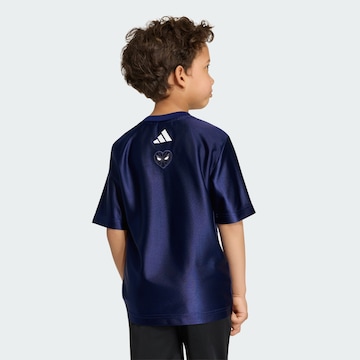 ADIDAS SPORTSWEAR - Camisa funcionais 'Marvel Spider-Man' em azul