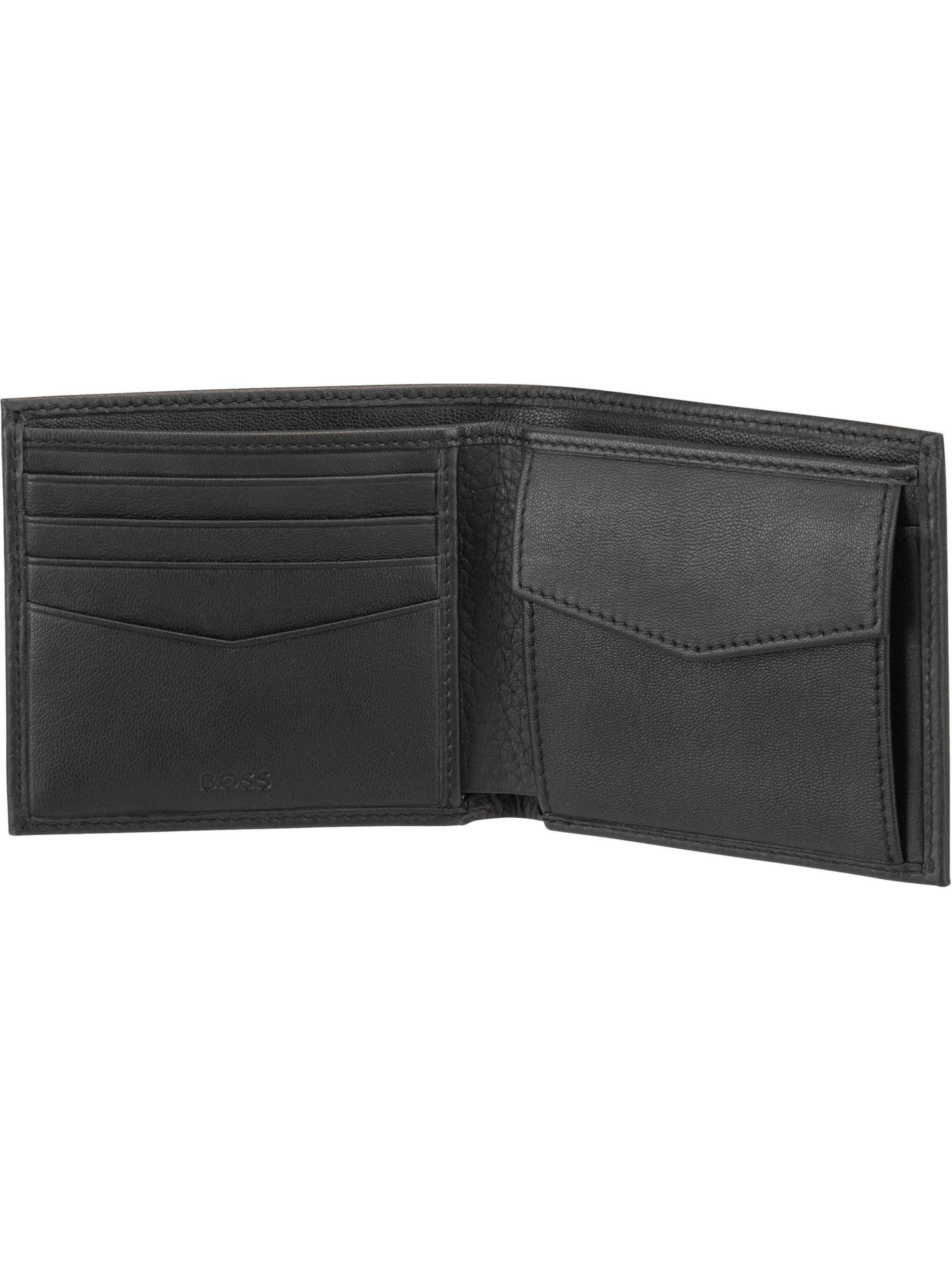 BOSS Portemonnaie 'New Crosstown' in Schwarz