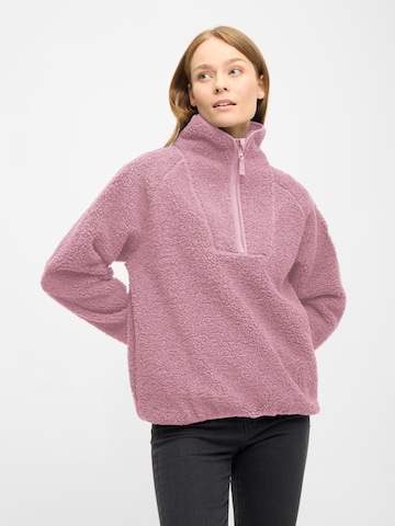 Derbe Sweater 'Kuschelby' in Pink: front