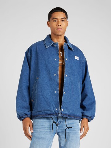 Veste mi-saison Calvin Klein Jeans en bleu : devant