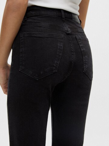 Pull&Bear Flared Jeans in Zwart