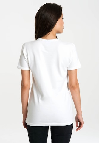 LOGOSHIRT T-Shirt 'Langstrumpf' in Weiß