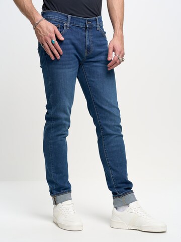 Coupe slim Jean 'JEFFRAY' BIG STAR en bleu