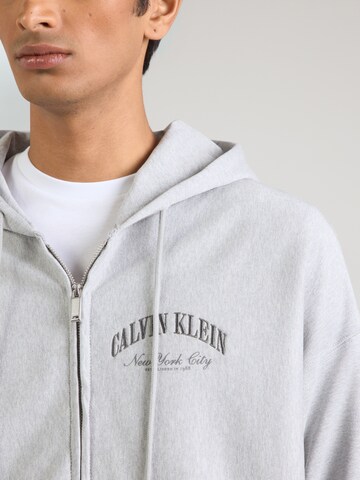Calvin Klein Jeans Ζακέτα φούτερ σε γκρι