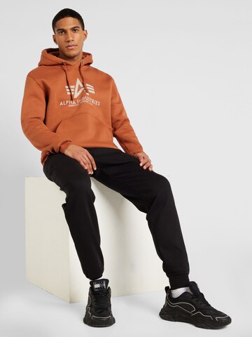 ALPHA INDUSTRIES Sweatshirt in Braun