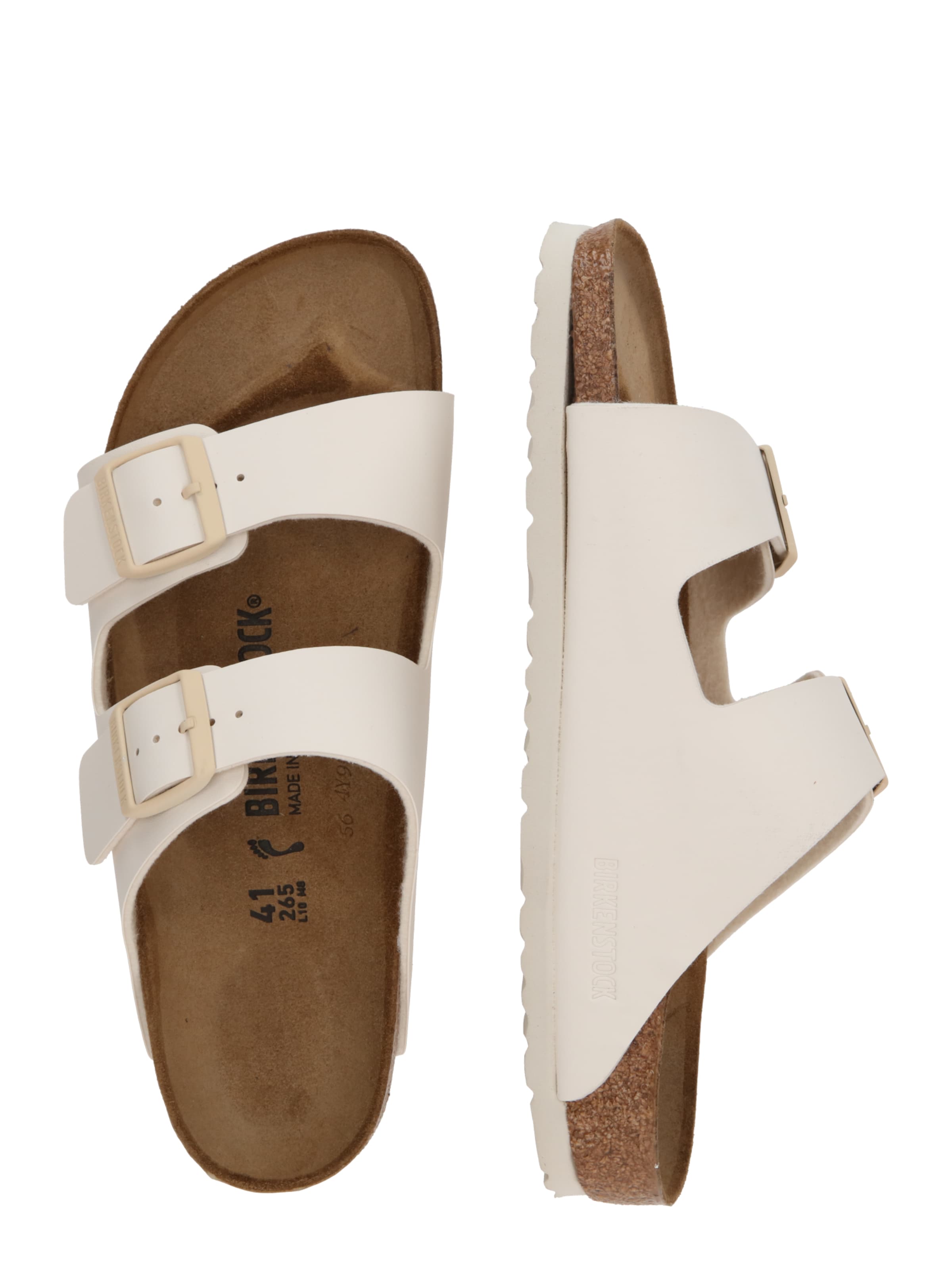 BIRKENSTOCK Plätu 'Arizona BF', värv valge