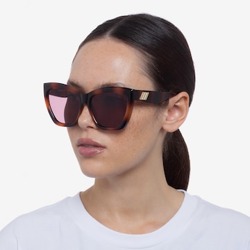 LE SPECS Okulary przeciwsłoneczne 'Vamos' w kolorze brązowy