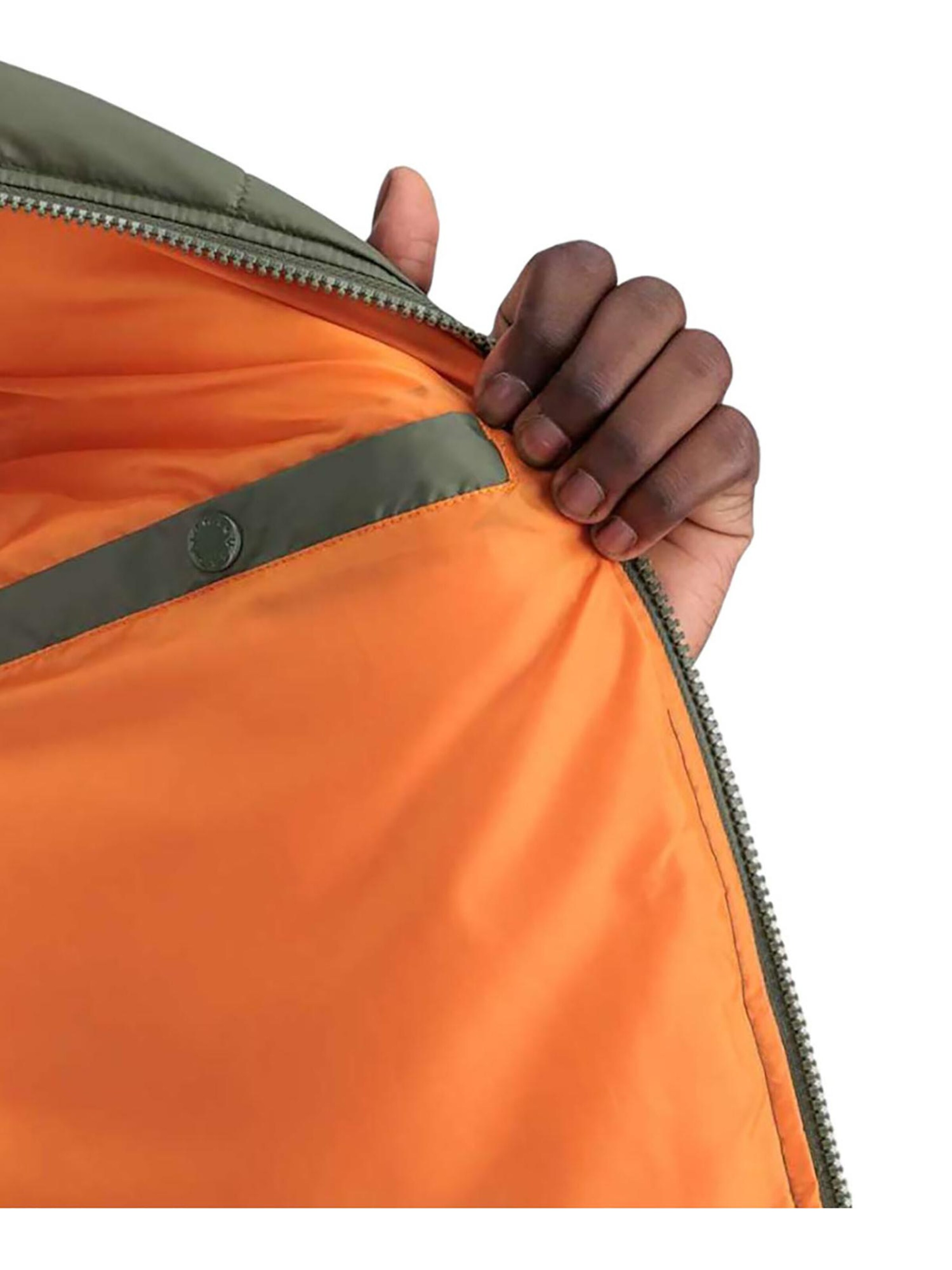 ALPHA INDUSTRIES Vest 'Puffer' in Green