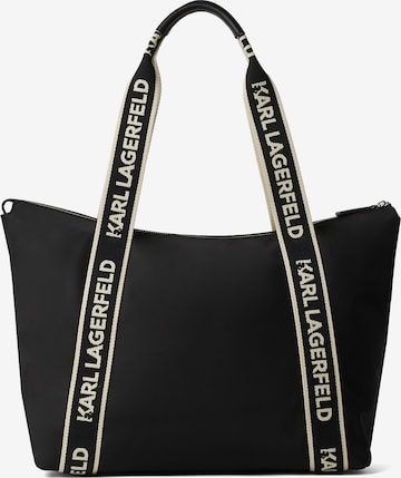 Karl Lagerfeld Torba shopper 'Rue St-Guillaume Metal' w kolorze czarny