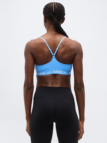 NIKE Бюстье Спортивный бюстгальтер 'INDY' в Синий