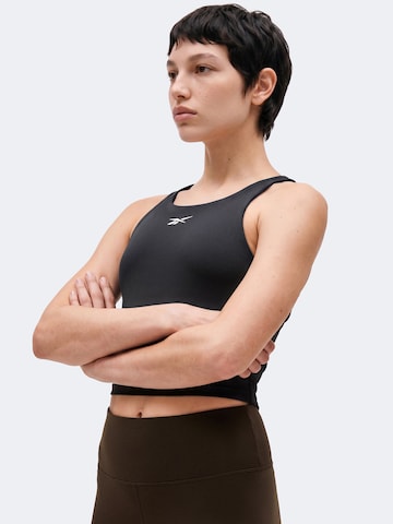 Reebok Skinny Sporthose in Braun