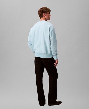 Sweat-shirt Calvin Klein Jeans en bleu