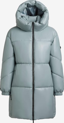 khujo Wintermantel 'Lorsa' in Blau: Vorderseite