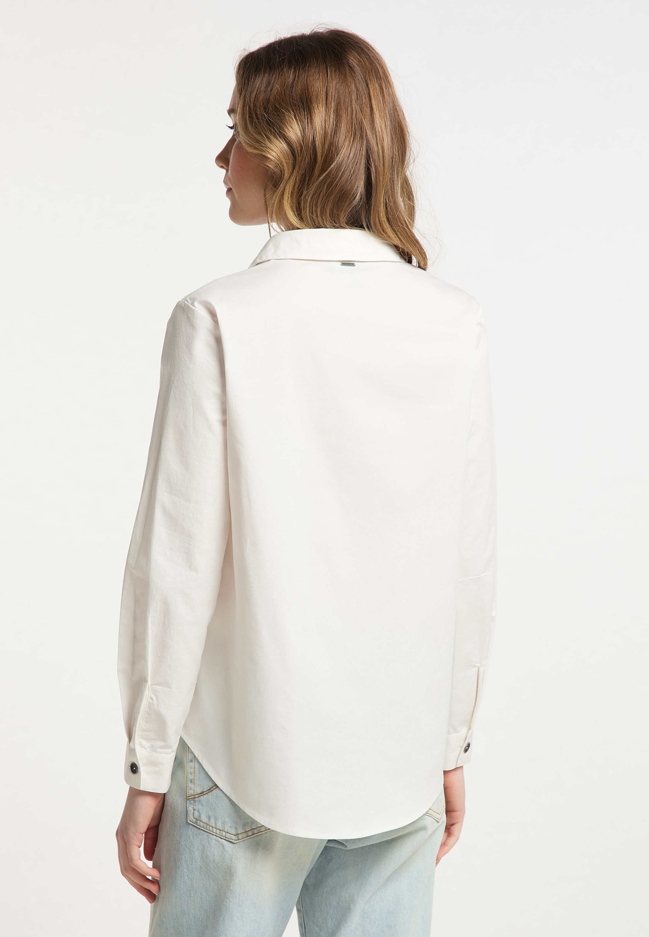 DreiMaster Vintage Bluse in Weiß 
