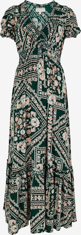 Apricot Sommerkleid in Grün: Vorderseite