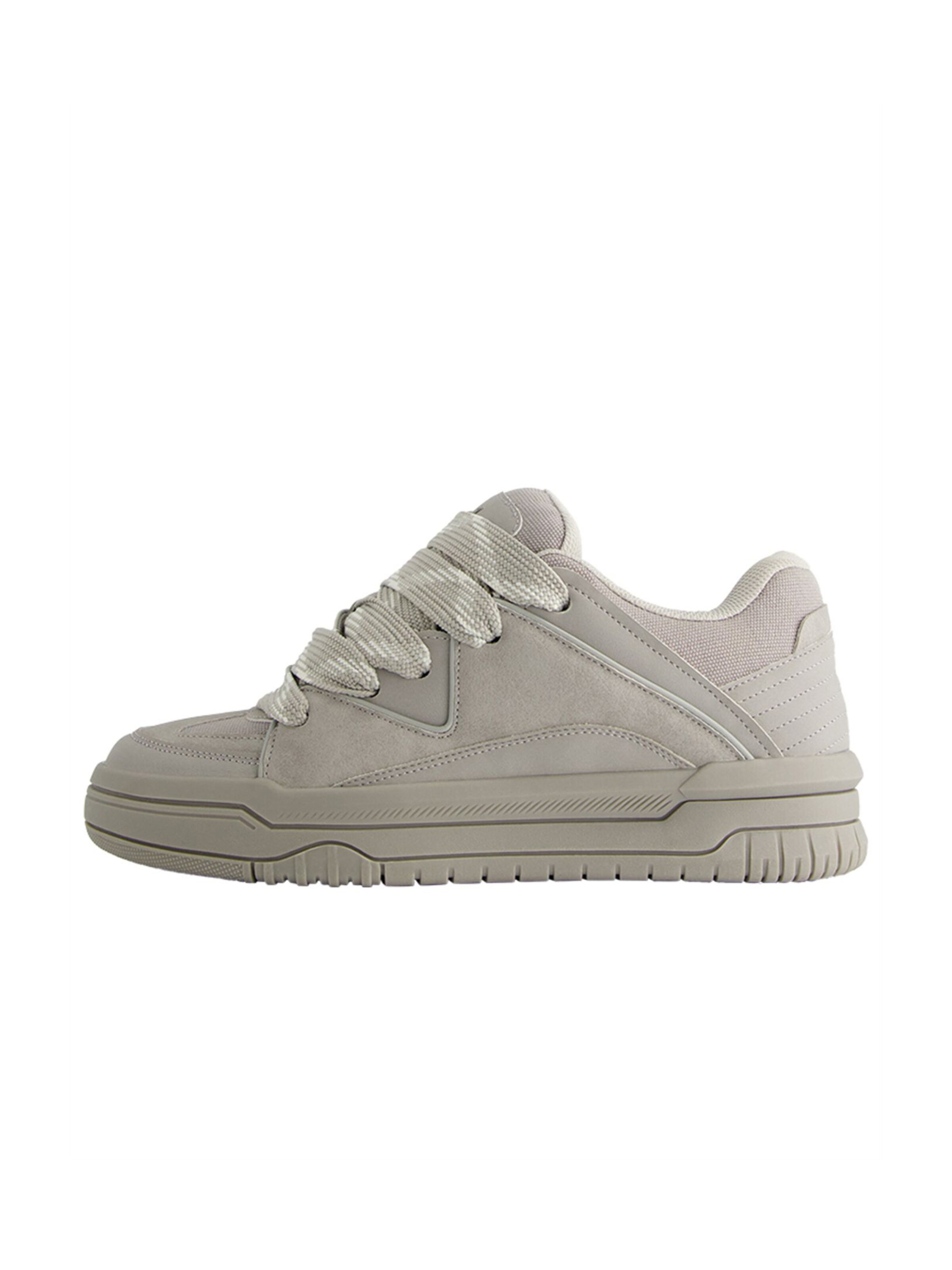 Bershka Platform trainers in Grey