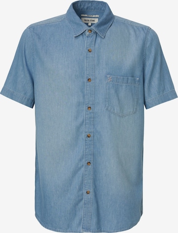 Salsa Jeans Regular fit Button Up Shirt in Blue: front