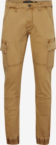 INDICODE JEANS Regular Cargohose 'Bromfield' in Braun: Vorderseite