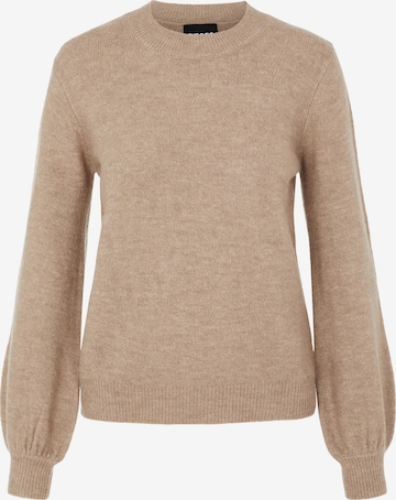 PIECES Sweater 'Perla' in Brown: front