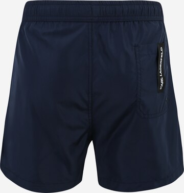 Karl Lagerfeld Zwemshorts in Blauw