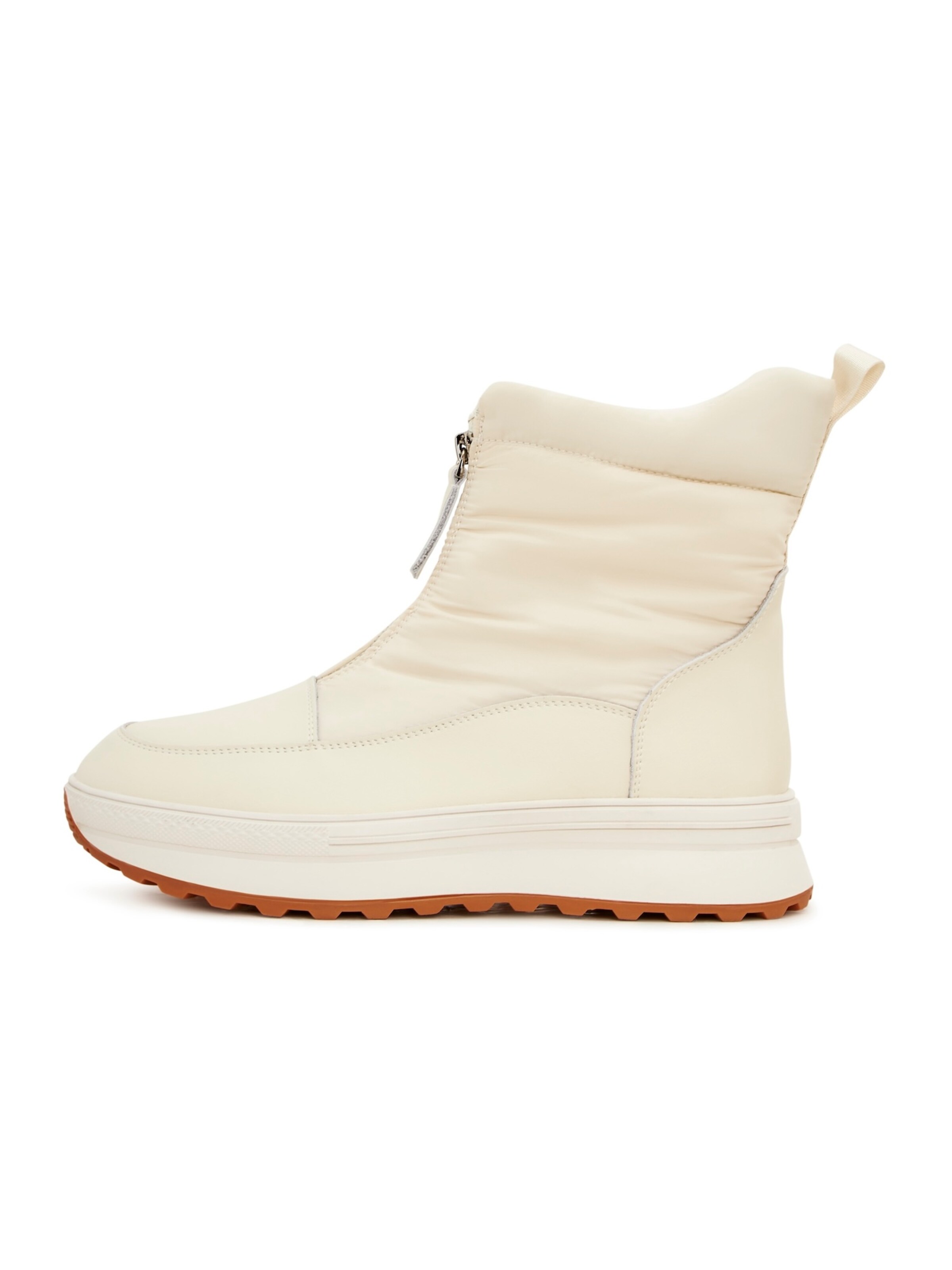 Bottes CESARE GASPARI en beige : devant
