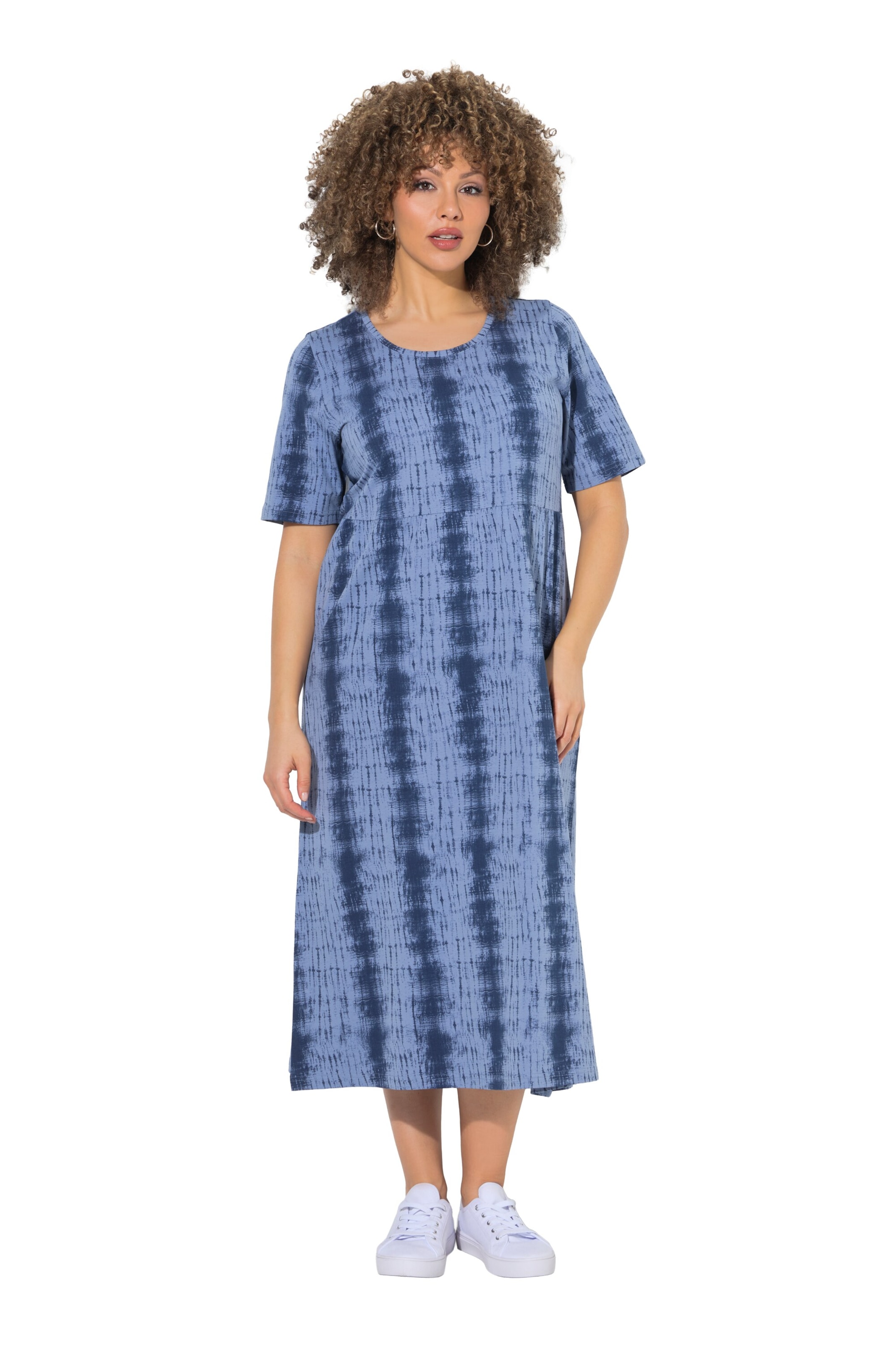 Ulla Popken Kleid in Blau: Vorderseite