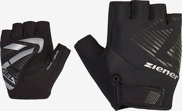 ZIENER Athletic Gloves 'CURDT' in Black: front