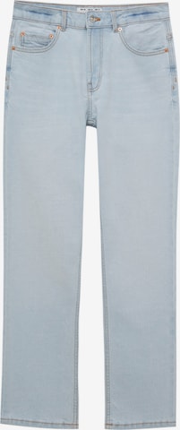 Pull&Bear Regular Jeans in Blauw: voorkant