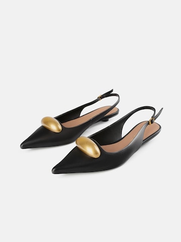L37 HANDMADE SHOES - Sapatos de salto 'STAY ANOTHER DAY' em preto