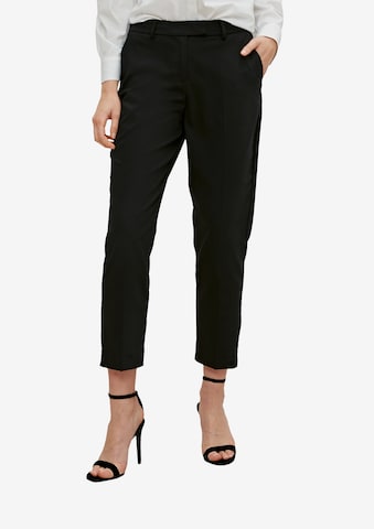 COMMA Chino Pants in Black: front