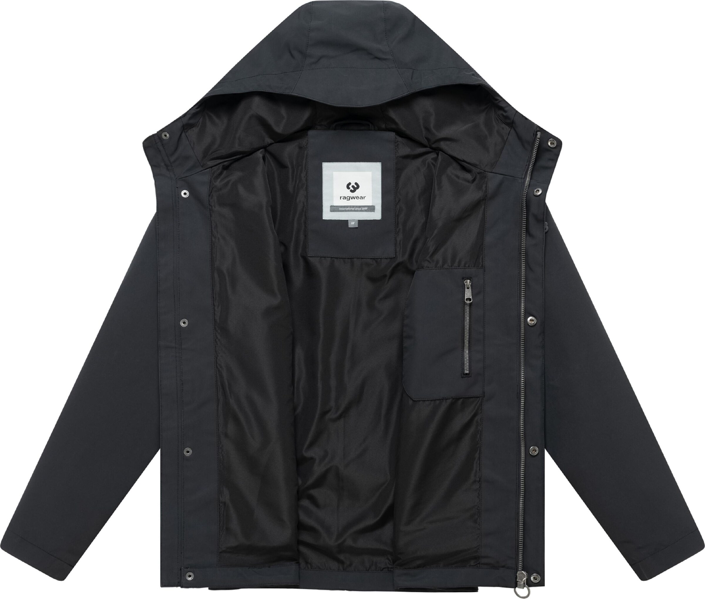 Ragwear Functionele jas 'Mr Them Light Youmodo' in Zwart