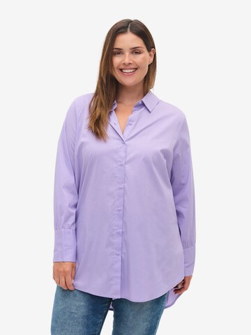 Zizzi Blouse 'Cajosie' in Purple: front