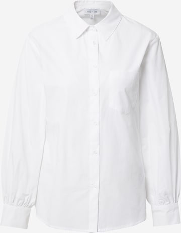 NU-IN Bluse i hvid: forside