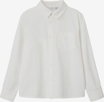 NAME IT - Ajuste regular Camisa 'Faher' en blanco: frente