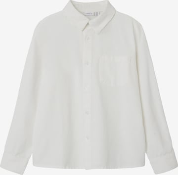 NAME IT Regular fit Skjorta 'Faher' i vit: framsida