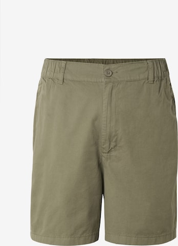 Urban Classics Loosefit Chino in Groen: voorkant