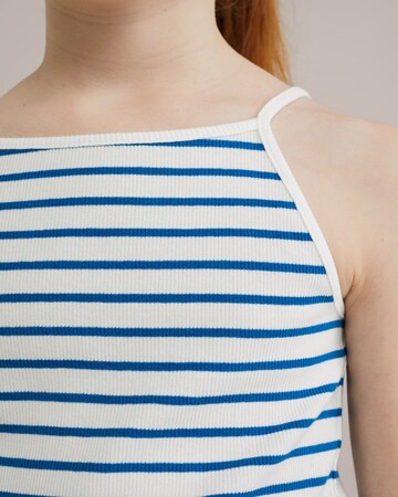 Top di WE Fashion in blu