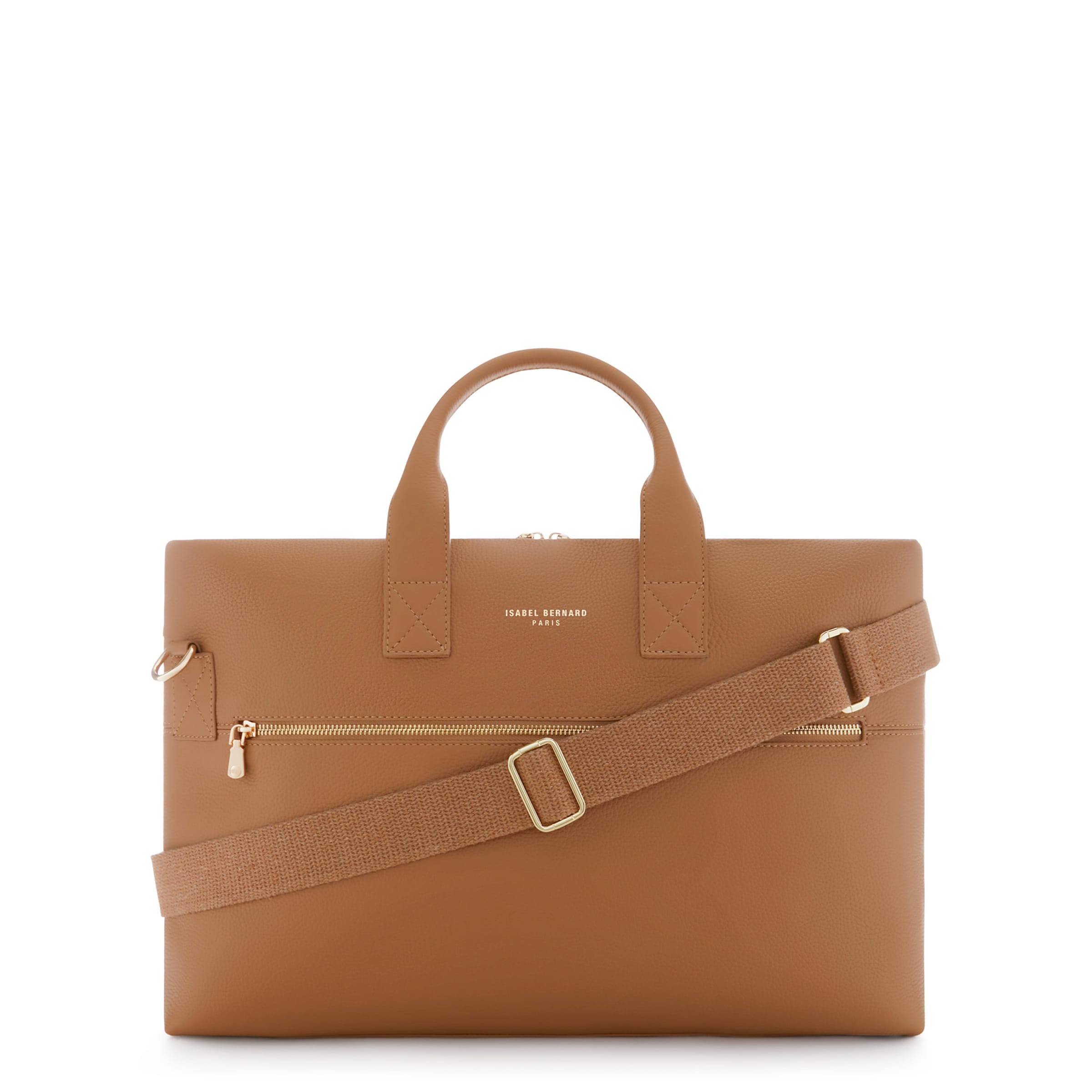 Isabel Bernard Handbag in Brown: front