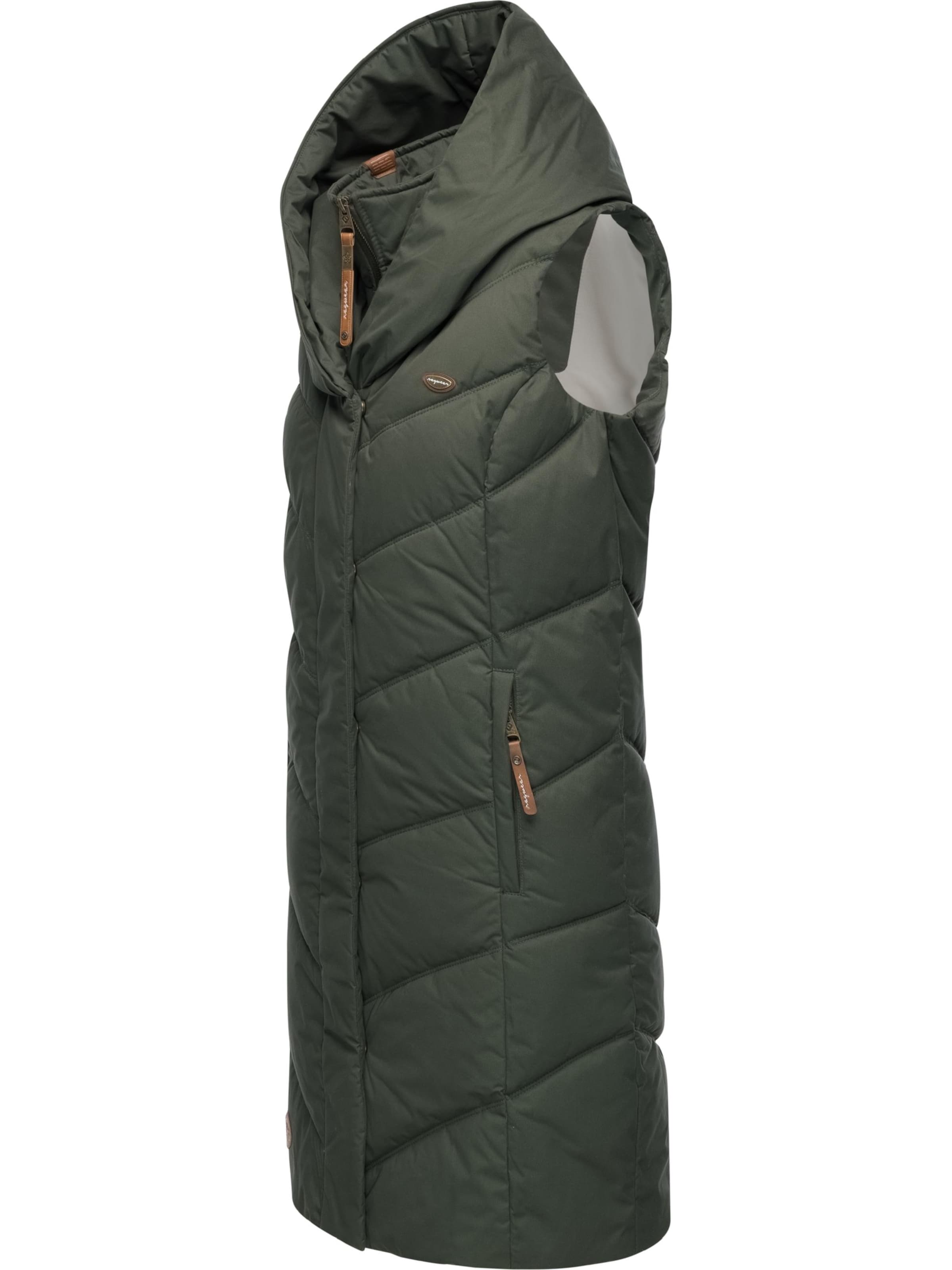 Ragwear Vest 'Natalka' in Green: front