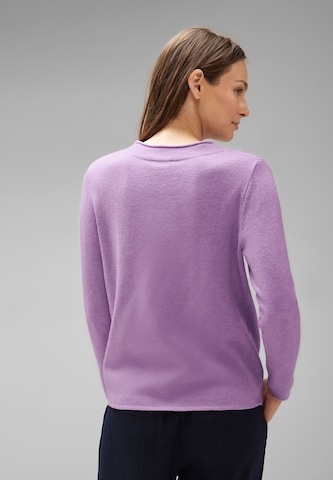 STREET ONE Sweter w kolorze fioletowy