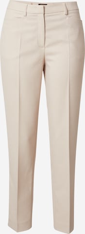 MORE & MOREregular Hlače na crtu 'HEDY' - bež boja: prednji dio