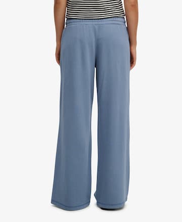 Superdry & Co Wide leg Broek 'Essential' in Blauw