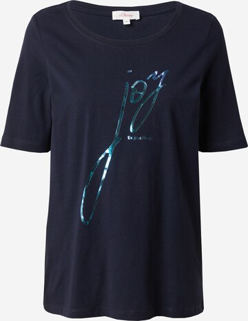 s.Oliver Shirt in Blue: front