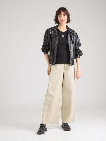 Karl Lagerfeld Top 'IKON' | črna barva