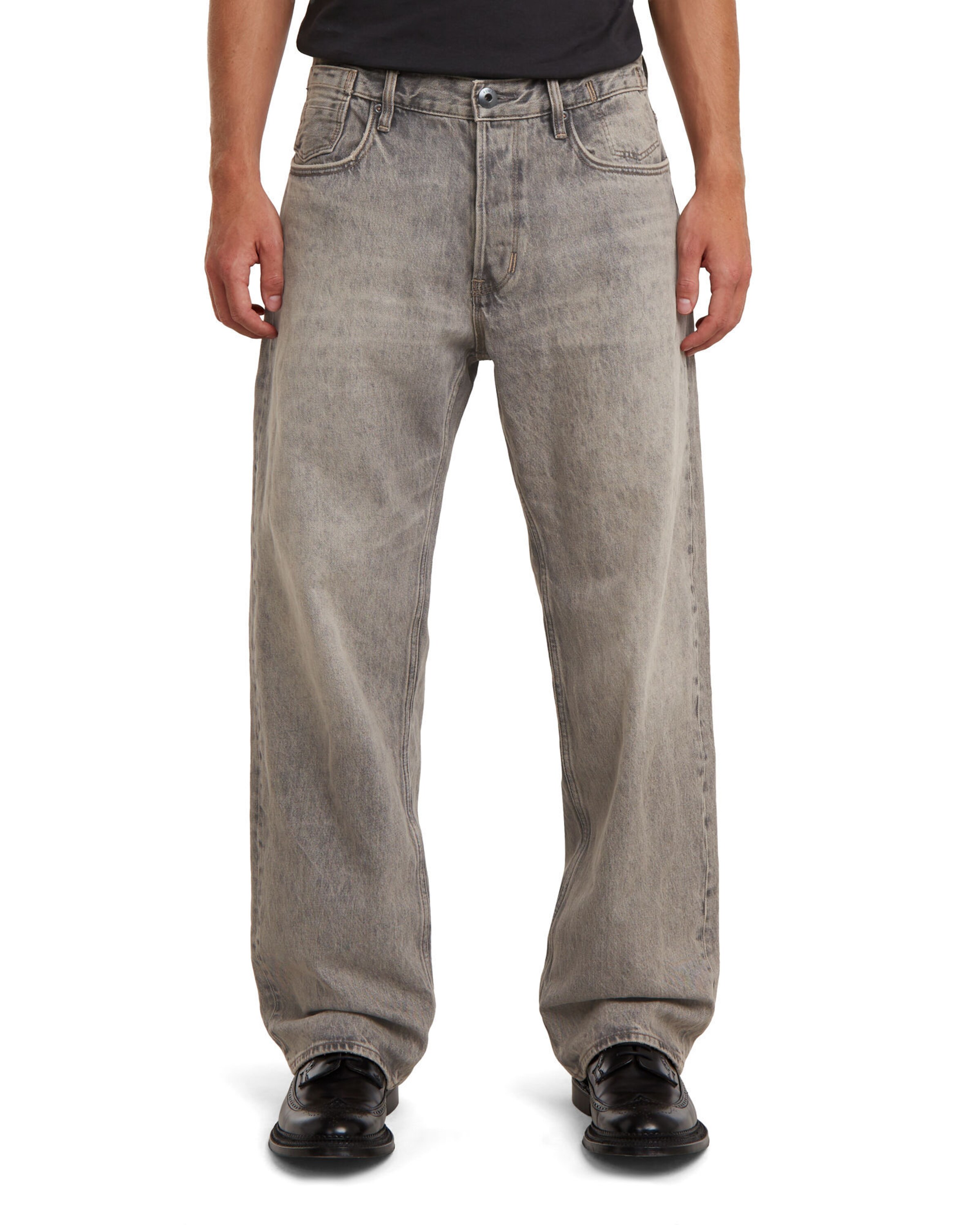 G-STAR Loosefit Jeans 'Deeggie' in Grau: Vorderseite
