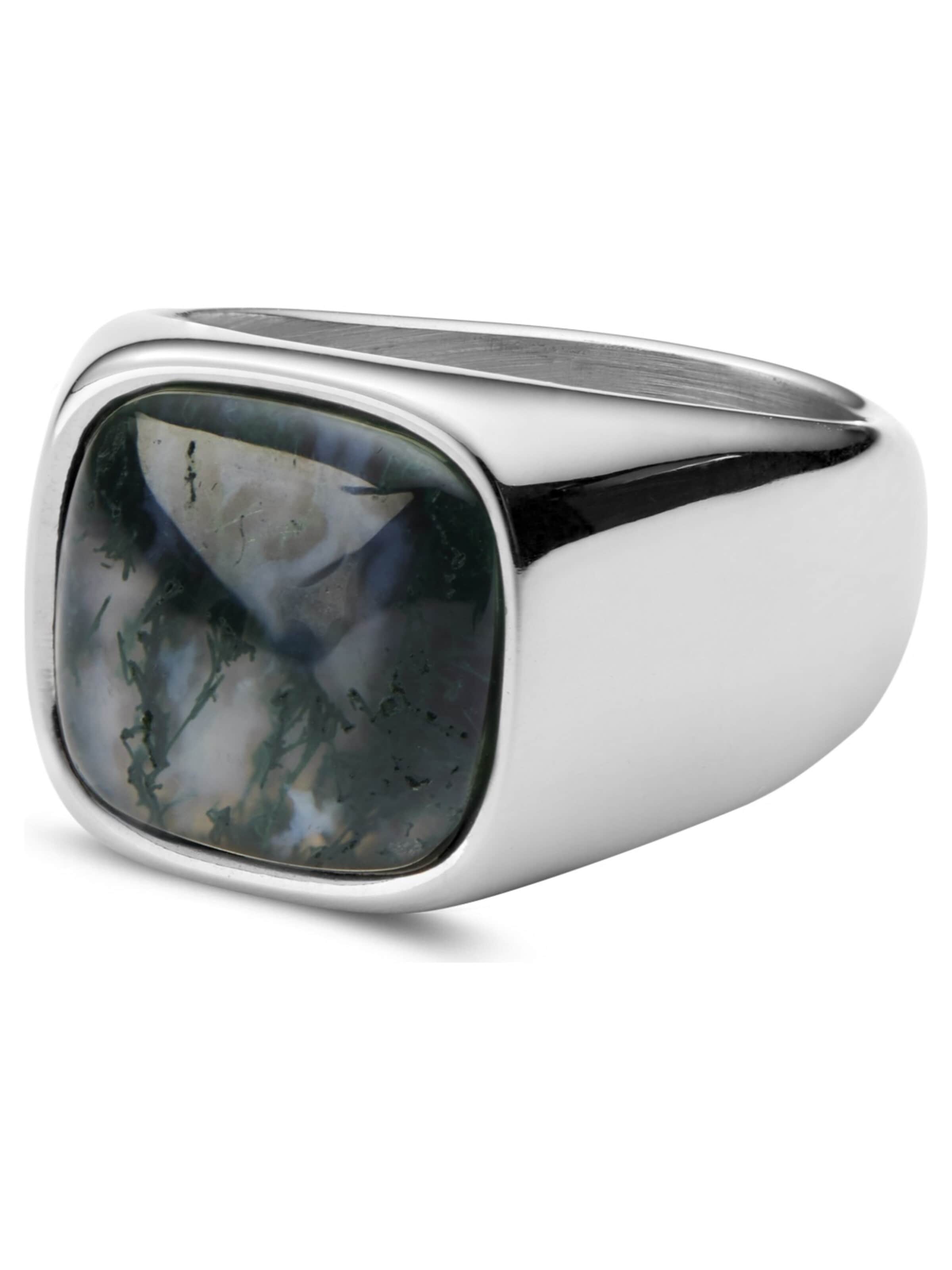 Lucleon Ring 'Len' in Green: front