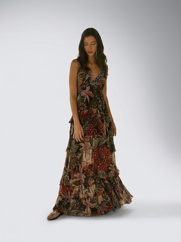 Miss June - Vestido 'Robe Longue Floriana' en negro