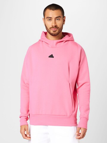 ADIDAS SPORTSWEAR Sportsweatshirt 'New Z.N.E. Premium' in Pink: Vorderseite
